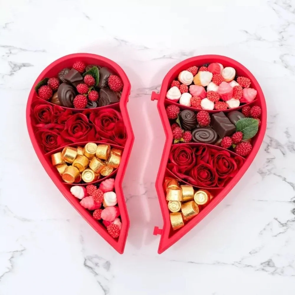 Valentines BEST FRIENDS Snackle Box CWC Red Target NEW‎ Storage container Heart